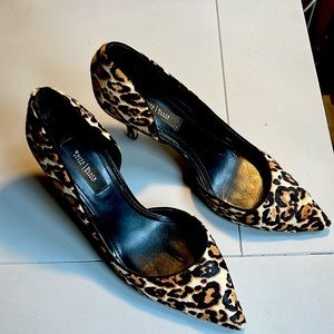 White House Black Market 3’ leopard print heels. Size 9 great shape worn 3 times